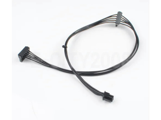 1pcs Mini 6 Pin to 2 SATA 15PIn Power Supply Cable for Vostro 3070 3670