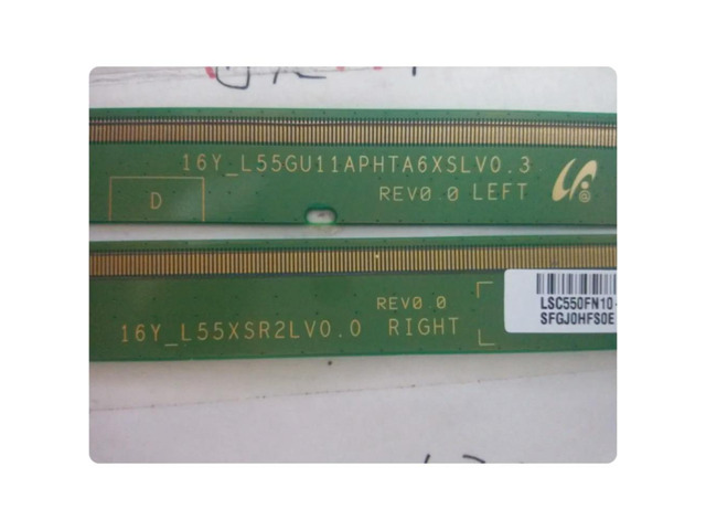 LCD TV Left Right Side Board 16Y-L55GU11APHTA6XSLV0.3 16Y-L55XSR2LV0.0 Screen Repair Replacement Tested Accessories
