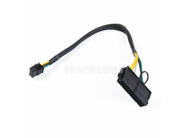ATX PSU 24Pin Female to 6-Pin Male Internal Power Adapter Converter Cable For 6 PIN 3060 5060 7060 Mainboard