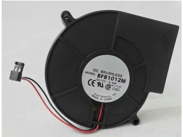 BFB1012M Hair Dryer Turbo Cooling Fan Cooler 12V 0.60A 2 Pin Fast Delivery