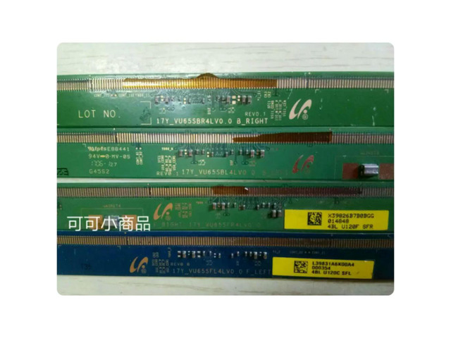 For Full Set Side Board 17Y_VU65SBL4LV0.0 SBR4LV0 SFL4LV0 SFR4LV0 Tested TV Screen Repair Parts