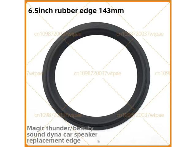 2pcs For Morel Dynaudio Meisheng 6.5 Inch Speaker Rubber Surround OD 143mm Car Bass Speaker Repair Replacement Edge