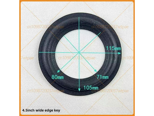 8pcs For Kenwood JBL 4.5 Inch Wide Edge Mushroom Head Speaker Foam Surround Loudspeaker Bass Repair Replacement Parts