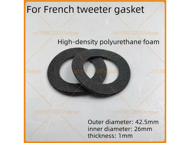 4pcs For Focal Tweeter Surround Ring OD 42.5mm ID 26mm Car Tweeter Edge Repair Replacement Part