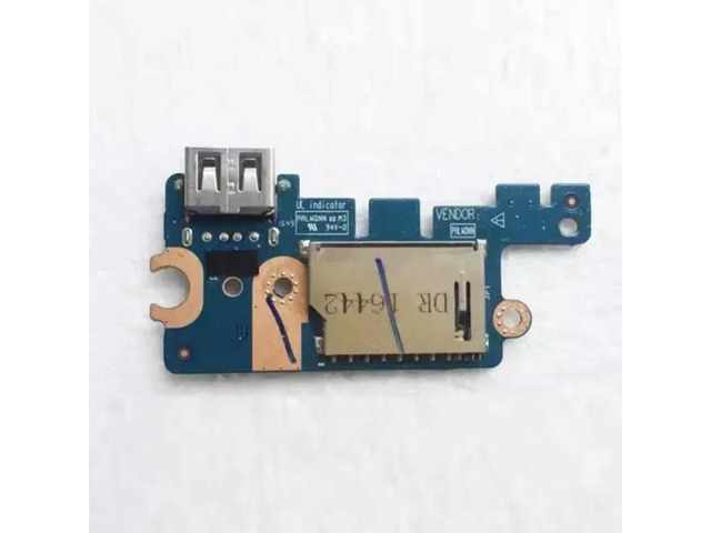For TPN-C129 TPN-C130 255 G6 15-BS USB Small Board SD Card Slot LS-E795P