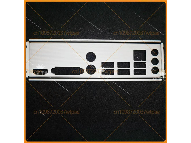 4pcs for B550MA PRO A520MA PRO StainlessSteel Motherboard I/O Shield Backplate, LaserCut Accurate Hole Position