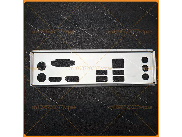 4pcs for H510ME Custom StainlessSteel Motherboard I/O Shield Back Plate, LaserCut Precise Positioning