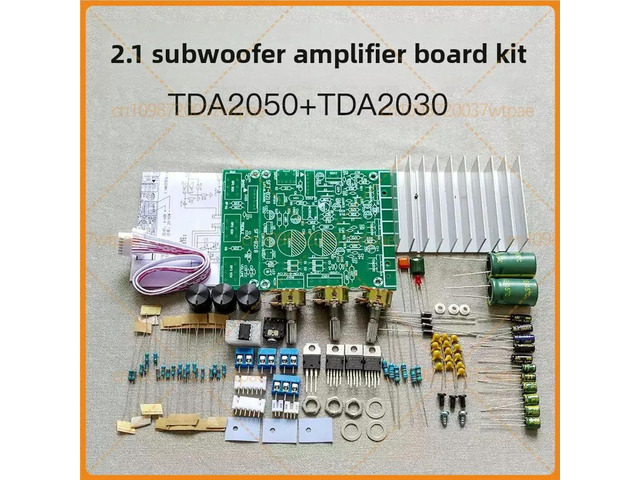 For Fever Grade 2.1 Subwoofer Amplifier Board 3 Channel TDA2030A DIY Kit, Compatible With LM1875