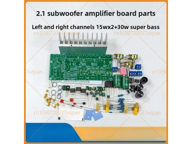 For TDA2030A 2.1 High Power Subwoofer Amplifier Board DIY Kit, Audio Amp Parts For Soldering Assembly