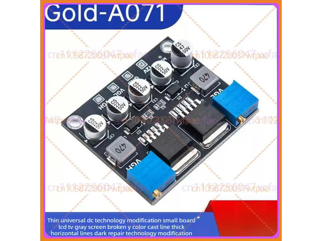 2pcs For Gold-A071 DC Universal Repair Board Fix Disconnect Y Line Color Dim Coarse Screen TV Logic Parts