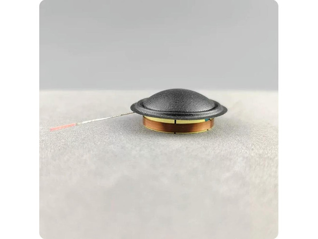 5pcs 16.5mm Silk Dome Tweeter Voice Coil White Aluminum 180 Degree Lead Out Speaker Repair Accessory