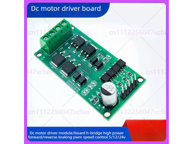 For B104 DC Motor Driver Module PWM Speed Control 5/12/24V H-Bridge 5A Forward Reverse Brake