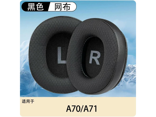 2 pairs Mesh Sponge Ear Pads Cushions Replacement for OneOdio A70 A71 Headphones