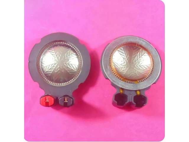 2pcs Vein Pattern Titanium Horn Tweeter Voice Coil 44.4mm 44.5 Core Replacement Parts for Selenium D210Ti Stage Speaker