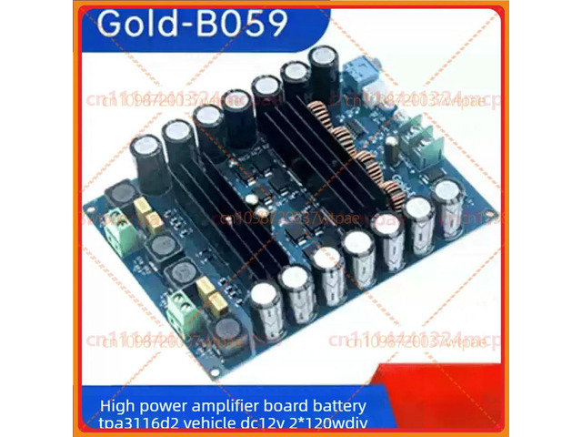 For B059 TPA3116D2 Amplifier Board 2*120W DC12V-24V Car Audio Module