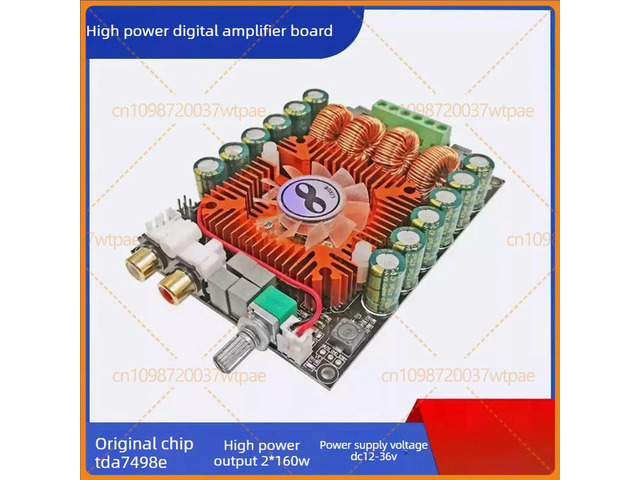 For Gold-B007 TDA7498E 2.0 Stereo Amplifier Board 2*160W Support BTL Audio Module