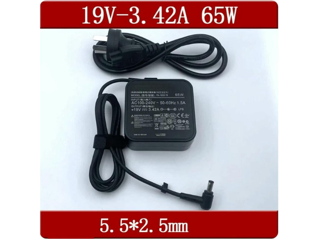 2pcs 65W Laptop AC Power Adapter 19V 3.42A 5.5*2.5mm PA-1650-78 for