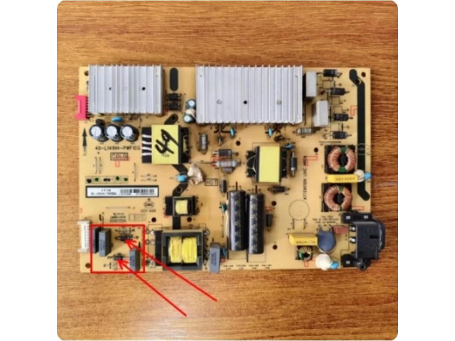 2pcs TV Power Supply Board 40-L141H4-PWG1CG 08-L141HA2-PW220AA for B55A858U