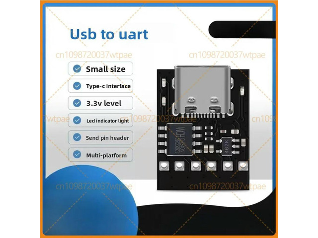 10PCS For CH340N USB To UART Serial Adapter Module, 3.3V Logic Level For Download And Debugging