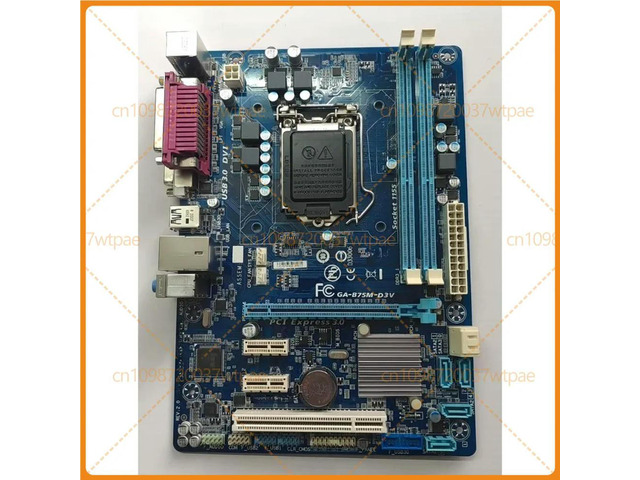 for B75MD3V LGA1155 DDR3 Motherboard VGA DVI, Tested Before Shipment