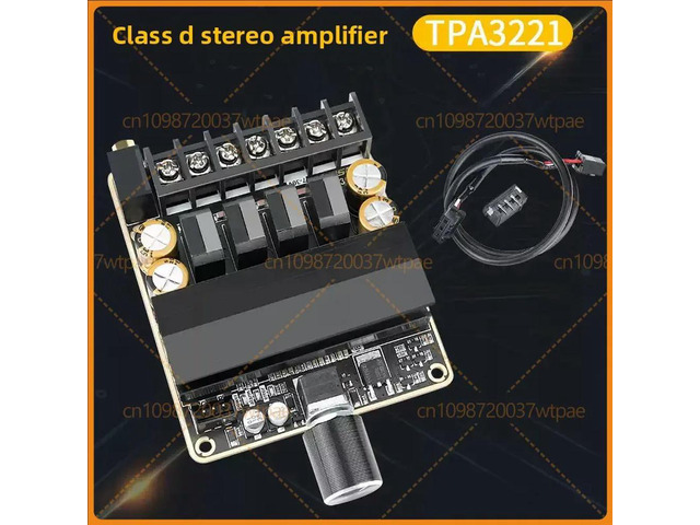 For TPA3221 D-Class Dual Channel Stereo Amplifier Module High Power 85W For DIY Audio Speakers