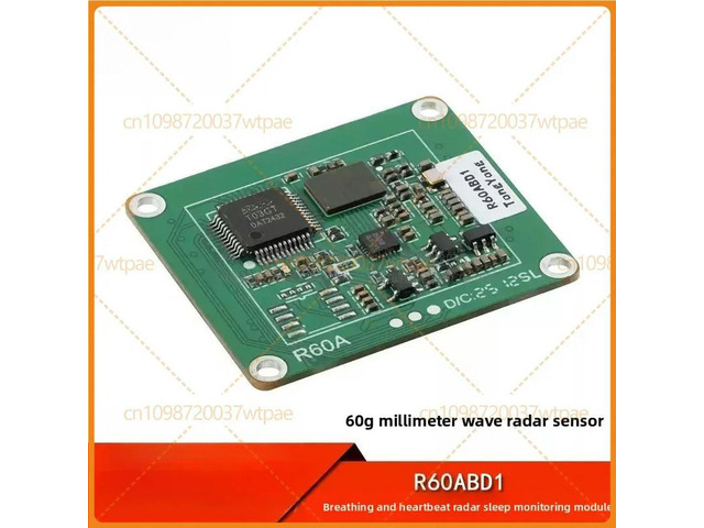 For R60ABD1 60G Millimeterwave Radar Module, Breathing Heartbeat Sleep Monitoring Sensor