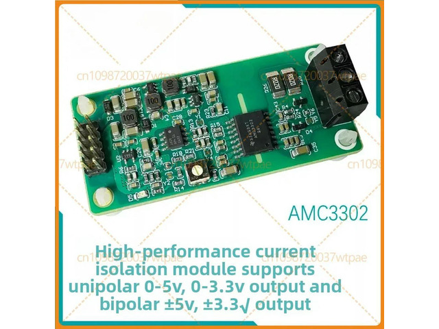 For AMC3302 High Performance Current Isolation Module Unipolar Bipolar Output External Shunt Resistor