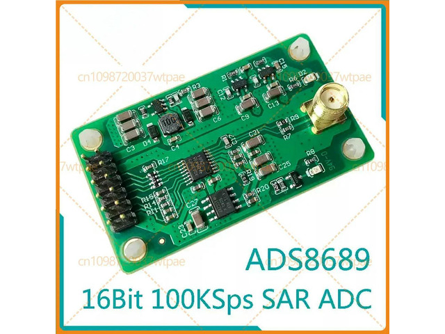 For ADS8689 16Bit SAR ADC Module 100Ksps Unipolar Bipolar Input 2.56V-12.288V
