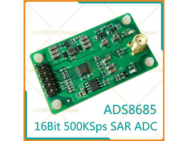 For ADS8685 16Bit SAR ADC Module 500Ksps Unipolar Bipolar Input 2.56V-12.288V