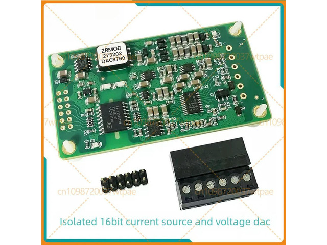 For DAC8760 16Bit High Precision Voltage Current Source Module ±5V ±10V 4-20mA 0-24mA Output