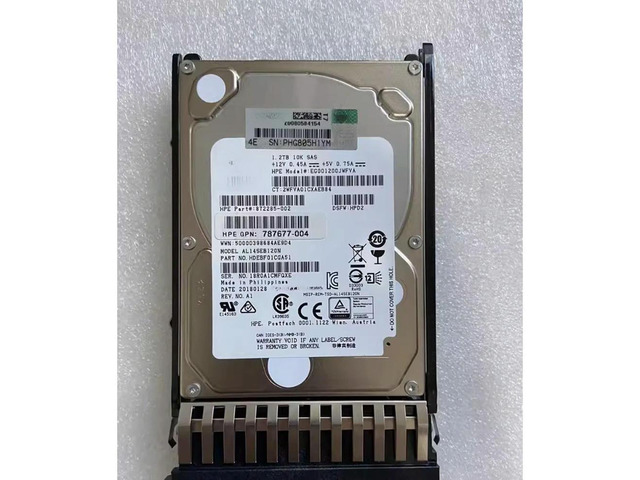 For J9F48A 787648-001 1.2TB 10K 12G SAS 2.5 Inch Hard Drive For MSA2040