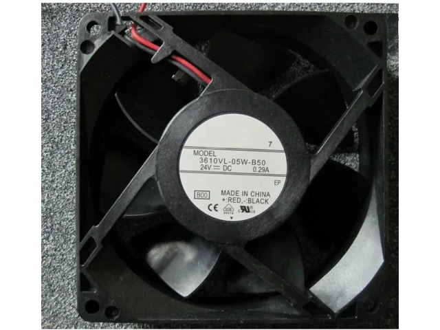 3610VL-05W-B50 DC Fan Axial Ball Bearings 24V 14V to 27.6V 77CFM Fast Delivery