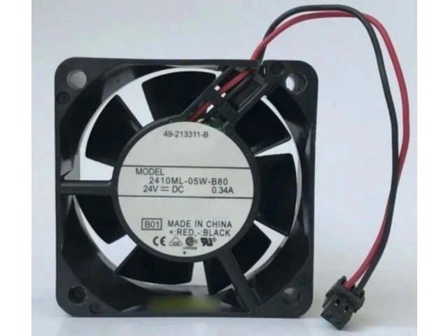 2410ML-05W-B80 2410ML 05W B80 24V 0.34A 2-Wire Cooling Fan 1pcs Fast Delivery
