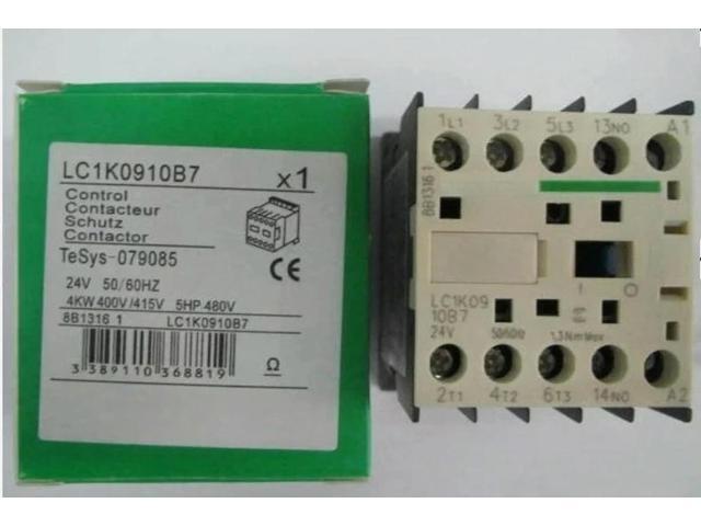 LC1K0910B7 LC7K0910B7 contactor -3P - AC-3=440 V 9 A -1 normally open auxiliary -24 V AC coil Fast delivery