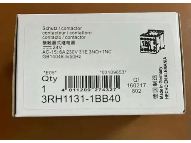 3RH1131-1BB40 3RH1131 1BB40 Contactor Relay 10 AMP Fast Delivery