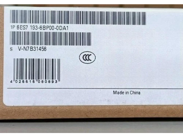 6ES7193-6BP00-0DA1 6ES7193 6BP00 0DA1 Fast Delivery
