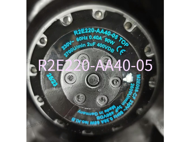 R2E220-AA40-05 R2E220 AA40 05 AC centrifugal fan 230V 530CFM 70W/90W 0.32A/0.40A 2350/2700RPM Fast delivery