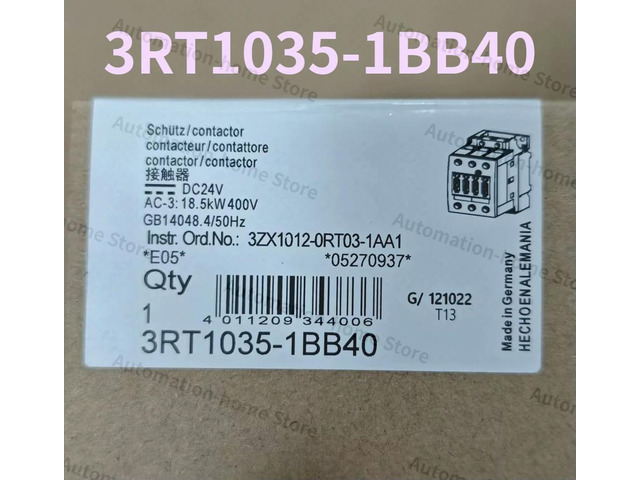 1PCS 3RT1035-1BB40 Contactor 3RT1035 1BB40 Fast Delivery