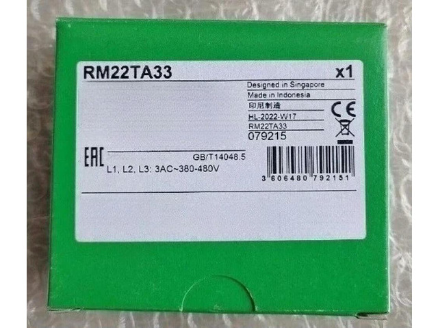 RM22TA33 three-Phase Asymmetry control relay 2C/O Expedited shipping
