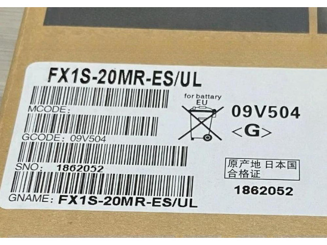 FX1S-20MR-ES/UL FX1S 20MR ES/UL Programmable Logic Controller Fast Delivery