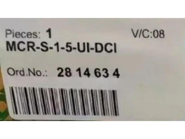 MCR-S-1-5-UI-DCI 2814634 Voltage Measurement Transmitter Fast delivery