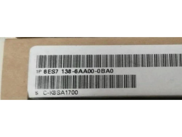 6ES7138-6AA00-0BA0 6ES7138 6AA00 0BA0 Programmable logic controller module Fast Delivery