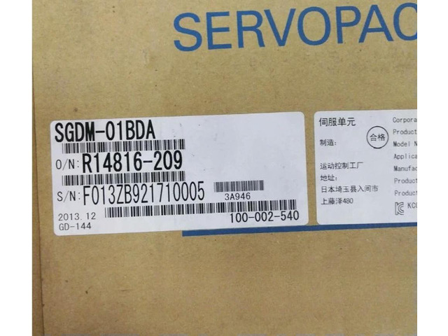 SGDM-01BDA SGM7G-09AFC61 SGD7S-7R6A00A002 MR-J4W3-444B SGMDH-12A2A-YRA1 SGM7J-01A7C6S Expedited shipping