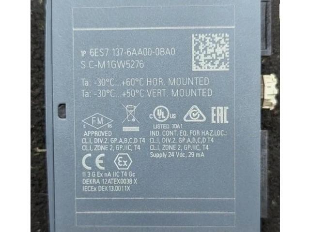 6ES7137-6AA00-0BA0 1PCS Expedited shipping