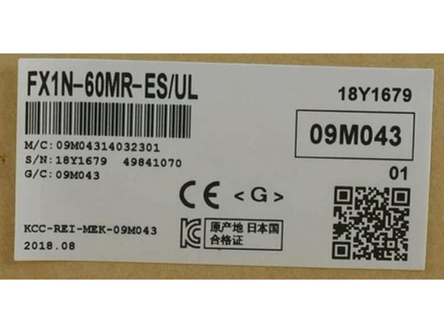 FX1N-60MR-ES/UL FX1N60MRESUL PLC Programmable Controller Fast Delivery