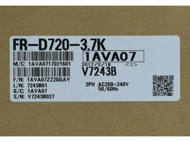 1pcs FR-D720-3.7K frequency converter Expedited shipping