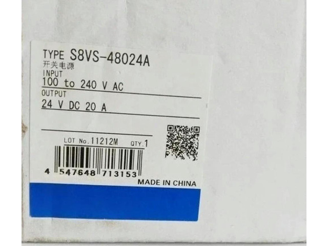 S8VS-48024A 24V 20A 480W Expedited shipping