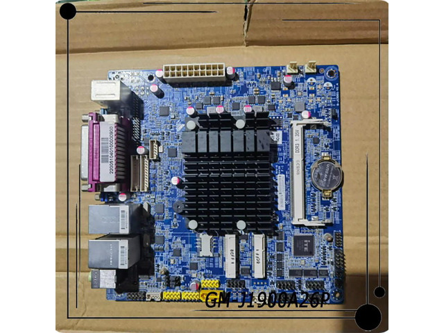 GM-J1900A26P POS machine industrial control computer dual network port motherboard J1900 20PIN power supply