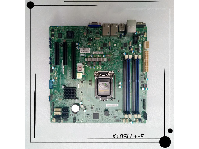 X10SLL+-F For microATX Single-way Server Motherboard 1150-pin C222 Chip Supports Remote 1600MHz ECC DDR3