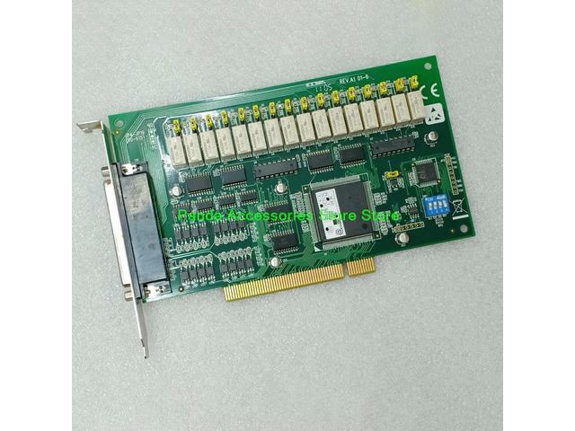 For Advantech 16-Channel Isolated Digital Input And 16-Channel Relay Output Card PCI-1762 REV. A1